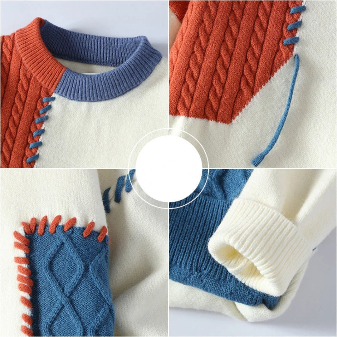 Lydia | Stylish Colorblock Sweater