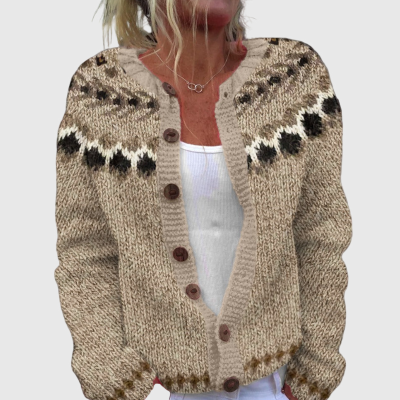 Aubree | Vintage Icelandic Cardigan