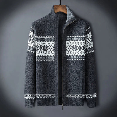 Logan | Zip-Up Vintage Cardigan