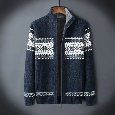 Logan | Zip-Up Vintage Cardigan