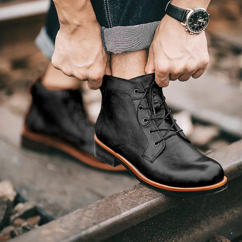 David | Leather Boots