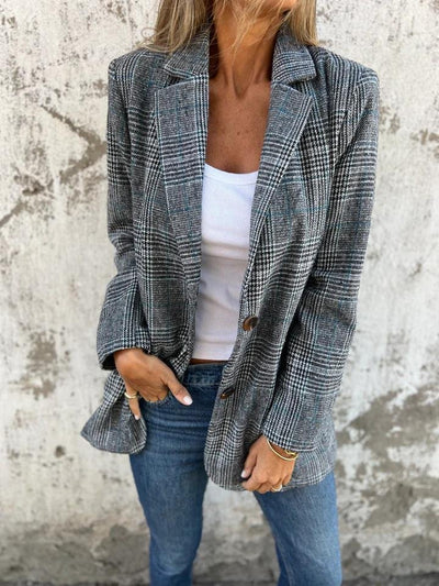 Amely | Check Blazer