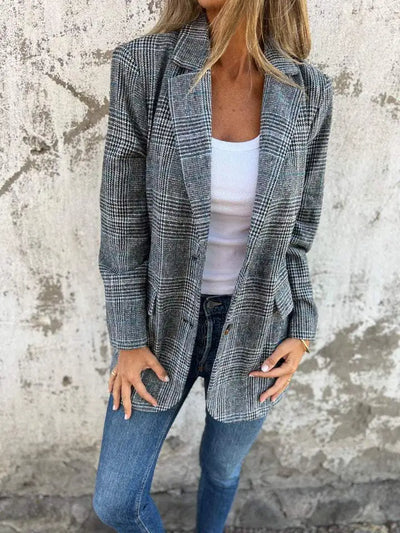 Amely | Check Blazer