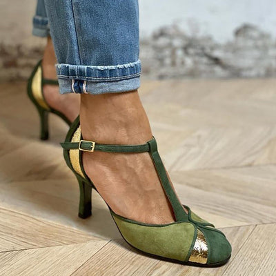 Taviana | T-Strap Heels