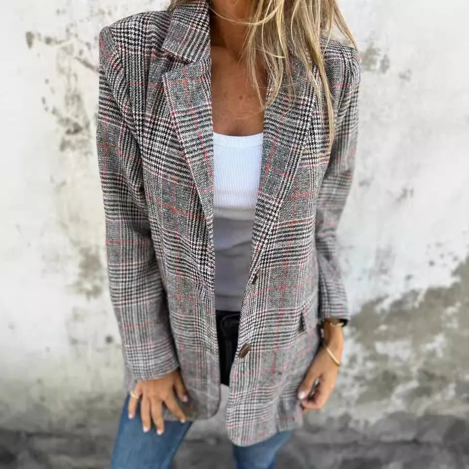 Amely | Check Blazer