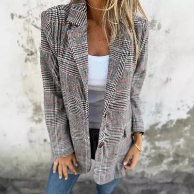 Amely | Check Blazer
